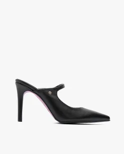 Salones & Stilletos*Cuplé Destalonado Adorno Tecnopiel Negro
