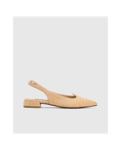 Zapatos Planos*Cuplé Francesita Canos Rafia Beig
