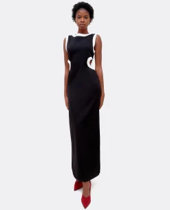 Vestidos*Cuplé Maxi Vestido Cut Out