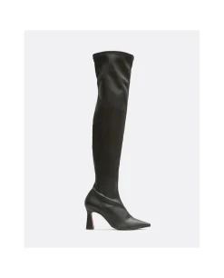 Botas Y Botines*Cuplé Maxibota T/A Tecnopiel Negro