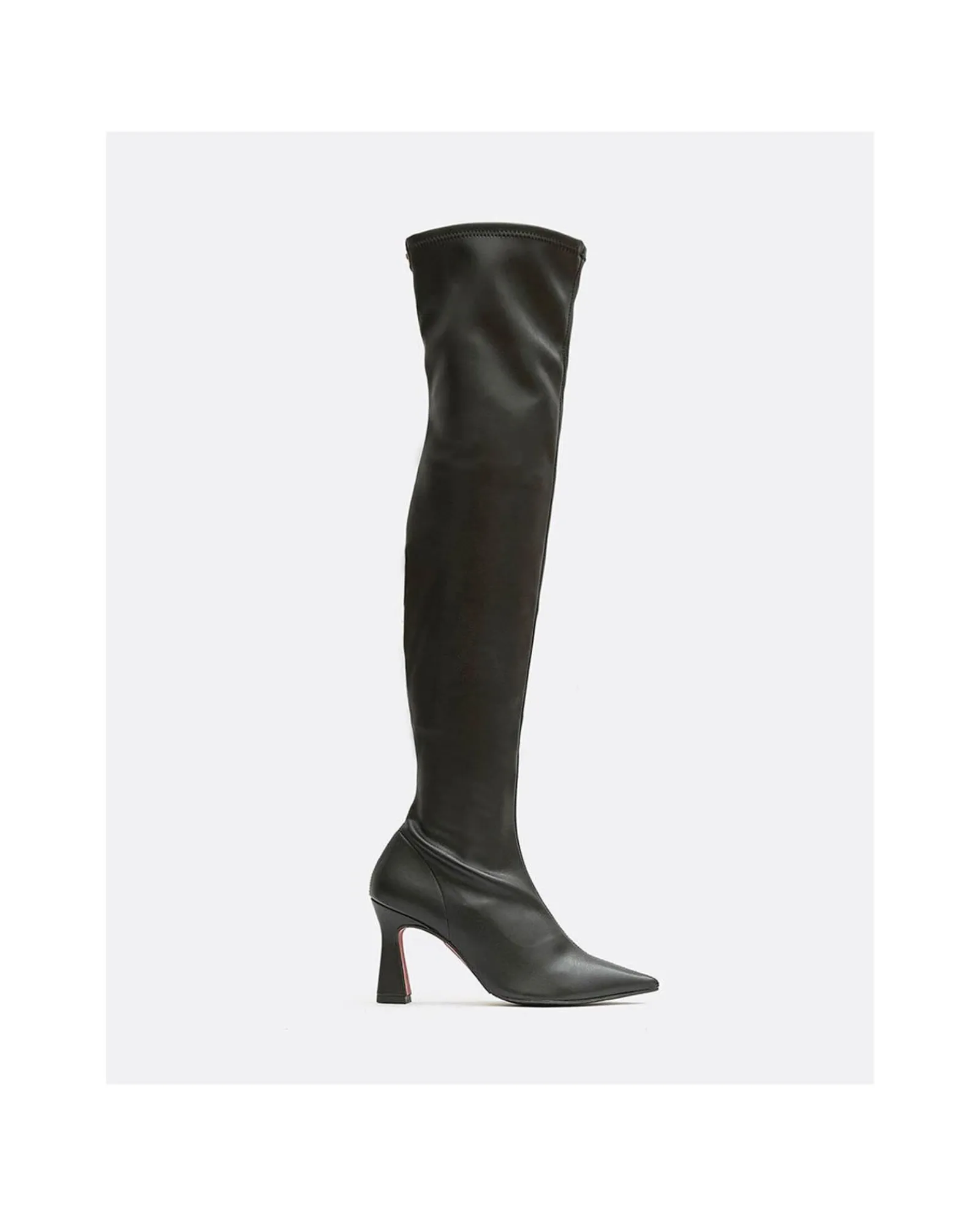 Botas Y Botines*Cuplé Maxibota T/A Tecnopiel Negro