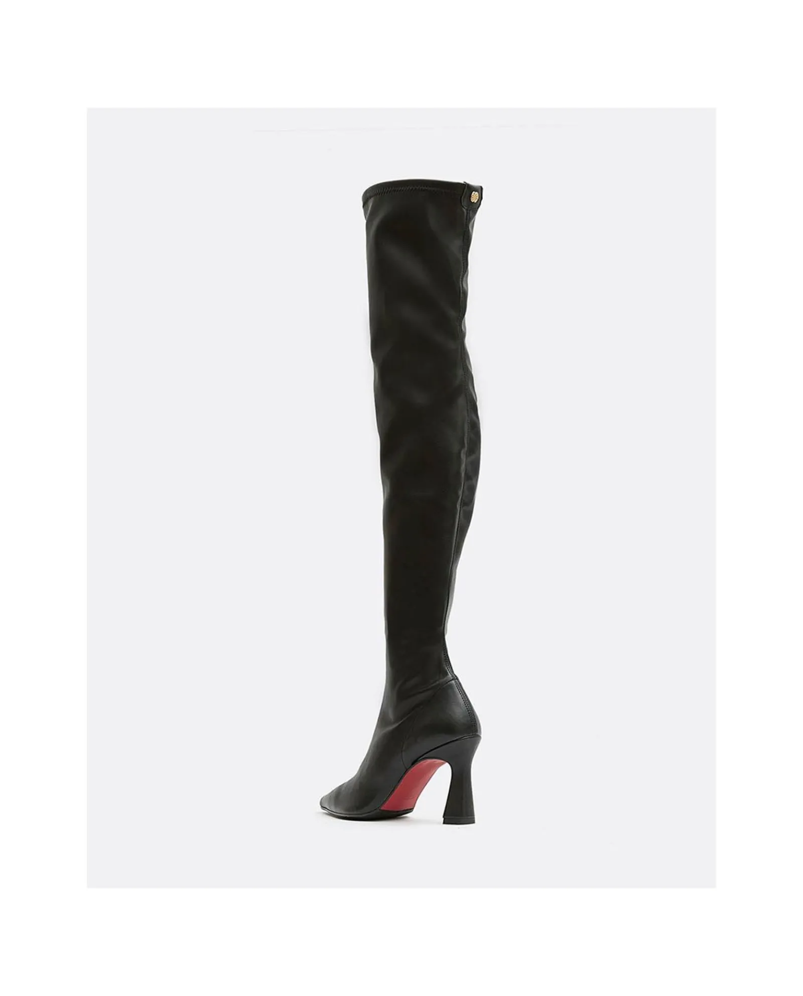 Botas Y Botines*Cuplé Maxibota T/A Tecnopiel Negro