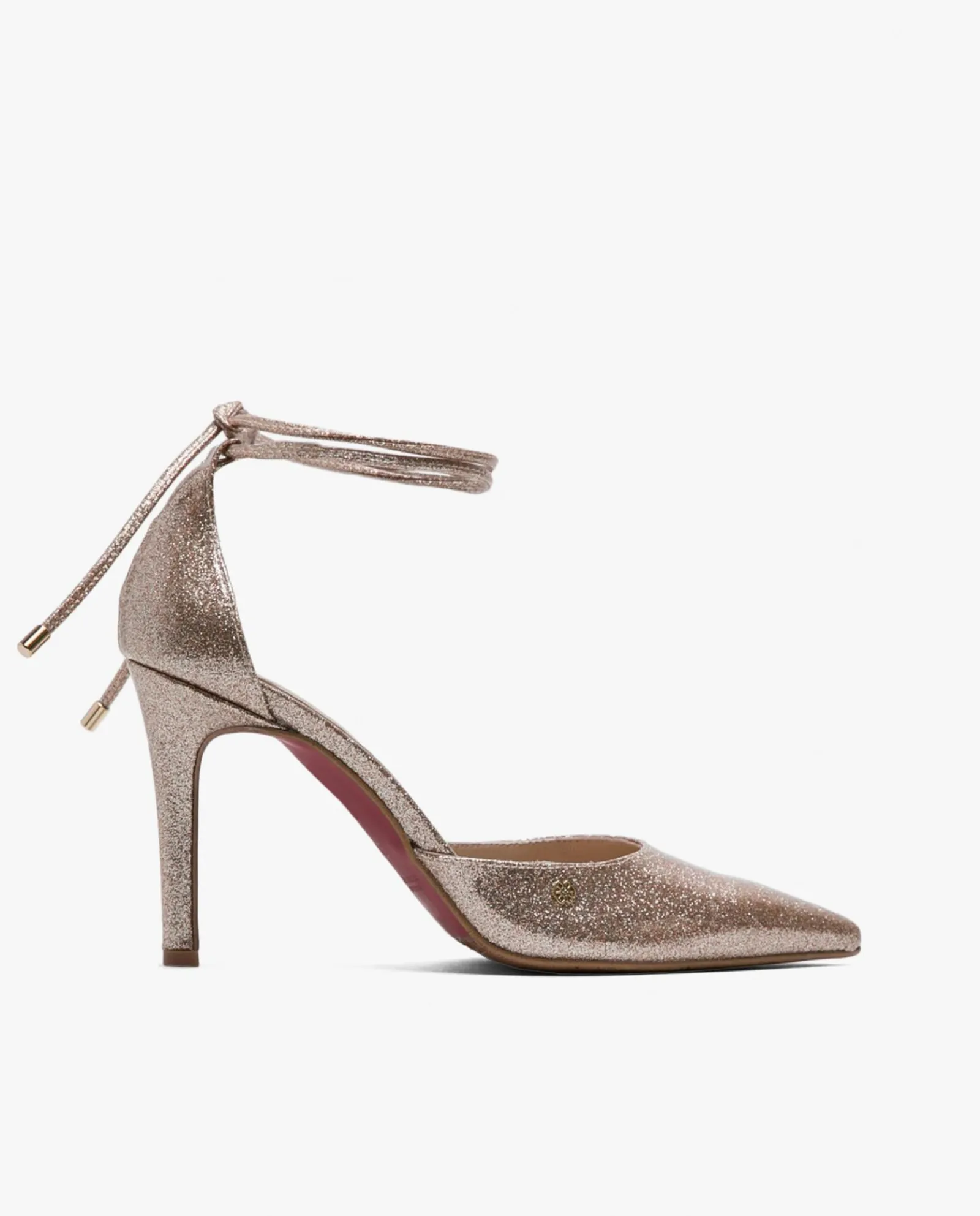 Salones & Stilletos*Cuplé Pala Talon Alto Charol Salmon