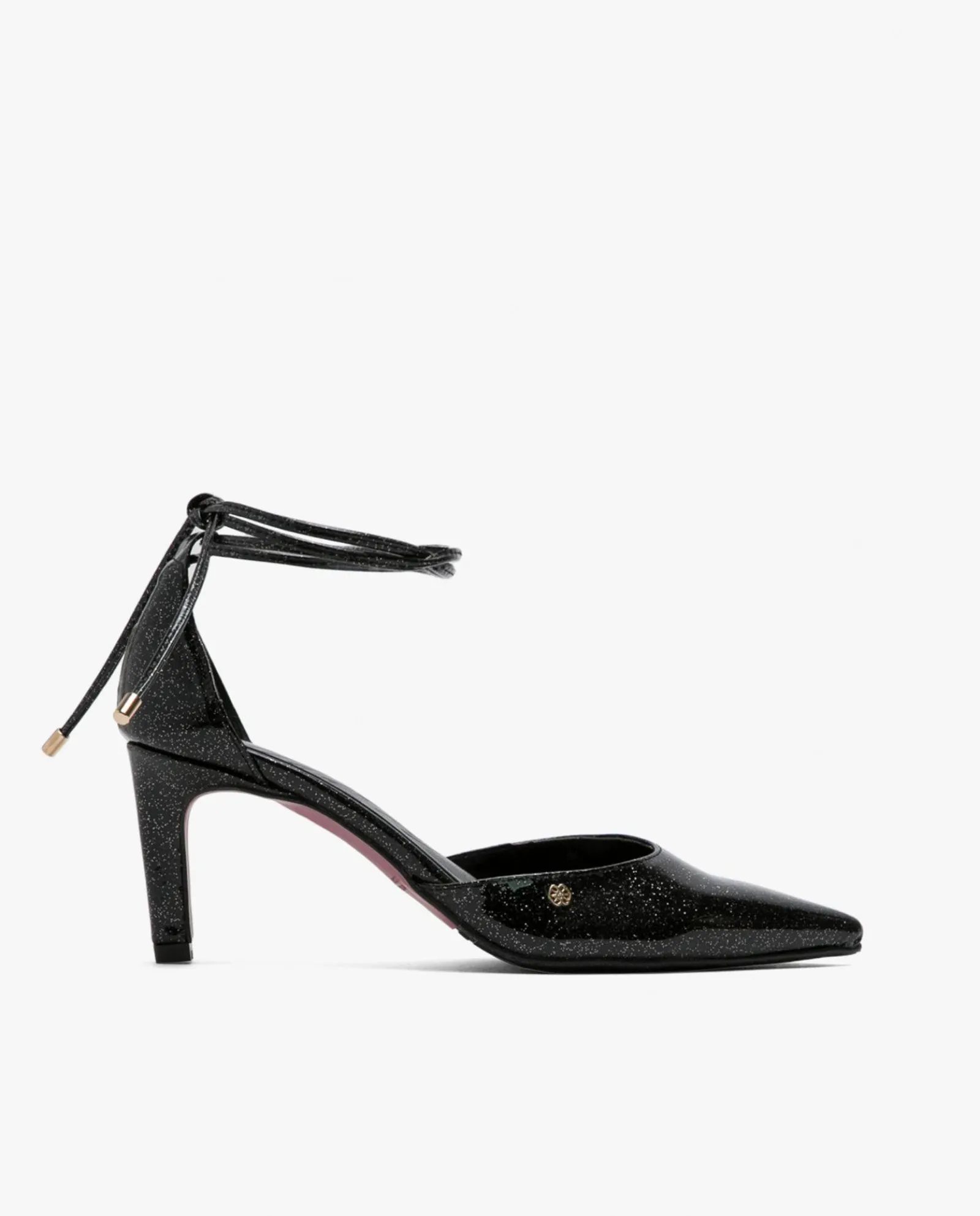 Salones & Stilletos*Cuplé Pala Talon Medio Charol Negro