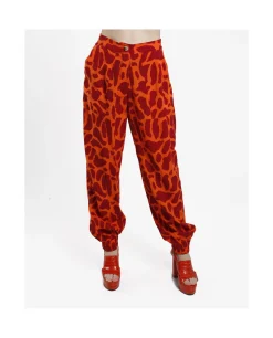 Pantalones*Cuplé Pantalon Jogger Crep Estampado Jirafa