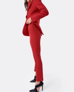 Pantalones*Cuplé Pantalon Penelope Crep Rojo