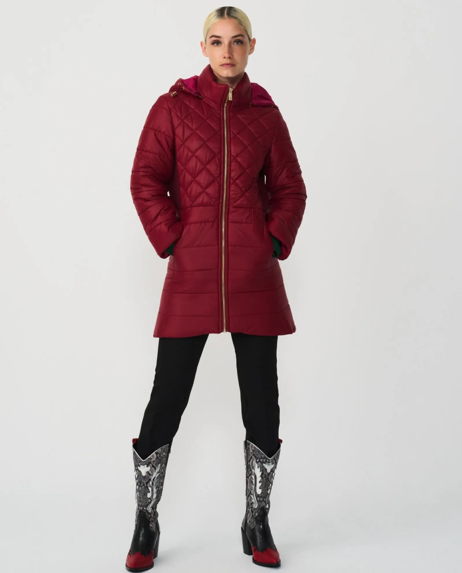 Chaquetas Y Abrigos*Cuplé Parka Nylon Burdeos