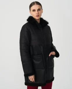 Chaquetas Y Abrigos*Cuplé Parka Polipiel Nylon Negro