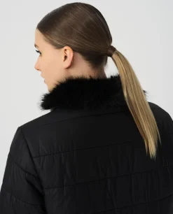Chaquetas Y Abrigos*Cuplé Parka Polipiel Nylon Negro
