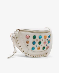 Riñoneras Y Mochilas*Cuplé Rinonera Saddie Tecnopiel Blanco
