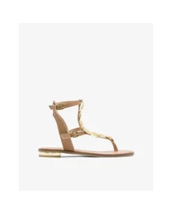 Sandalias*Cuplé Romana Chapas Napa Beig