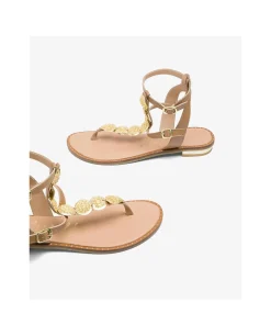 Sandalias*Cuplé Romana Chapas Napa Beig