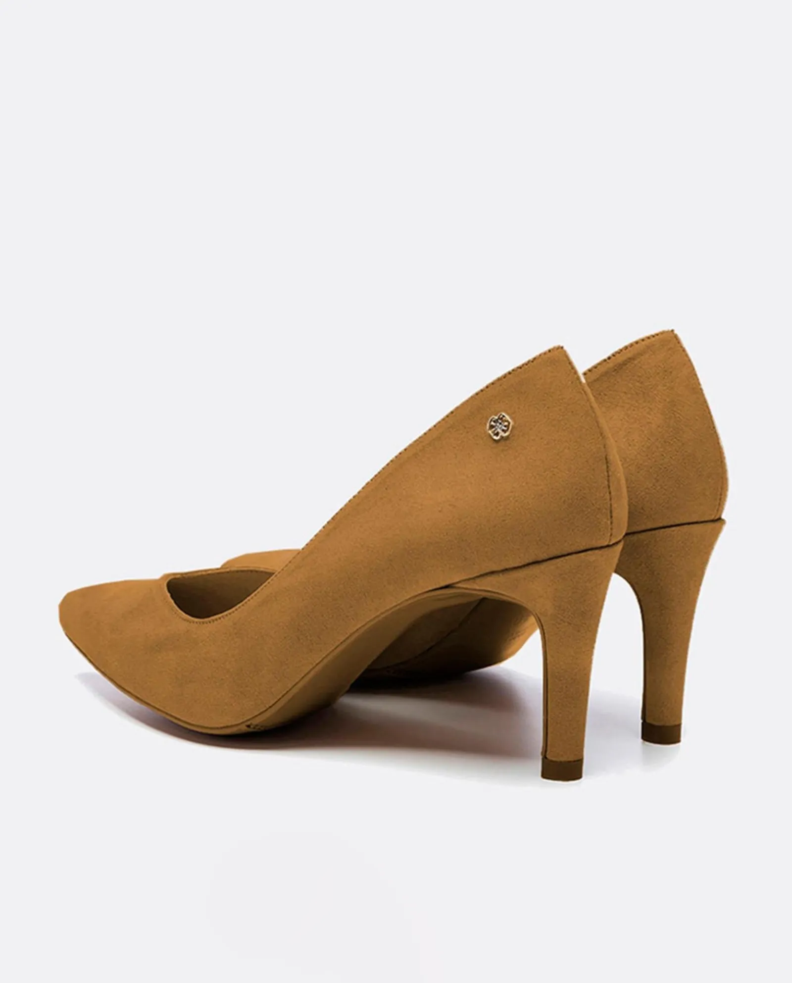Salones & Stilletos*Cuplé Salon Pico Ultrasuede Vison