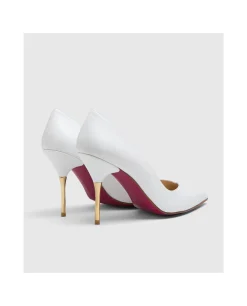 Zapatos Tacón*Cuplé Salon Vera Piel Blanco