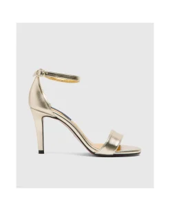 Zapatos Tacón*Cuplé Sandalia Almeria Metal Oro