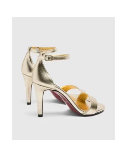 Zapatos Tacón*Cuplé Sandalia Almeria Metal Oro
