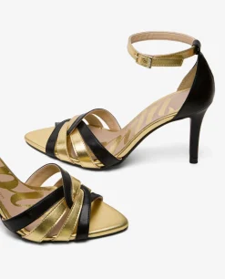 Sandalias*Cuplé Sandalia Entrelazada Piel Negro