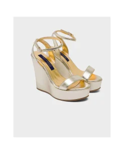 Special Prices*Cuplé Sandalia Grazalema Lame Metalizado Oro