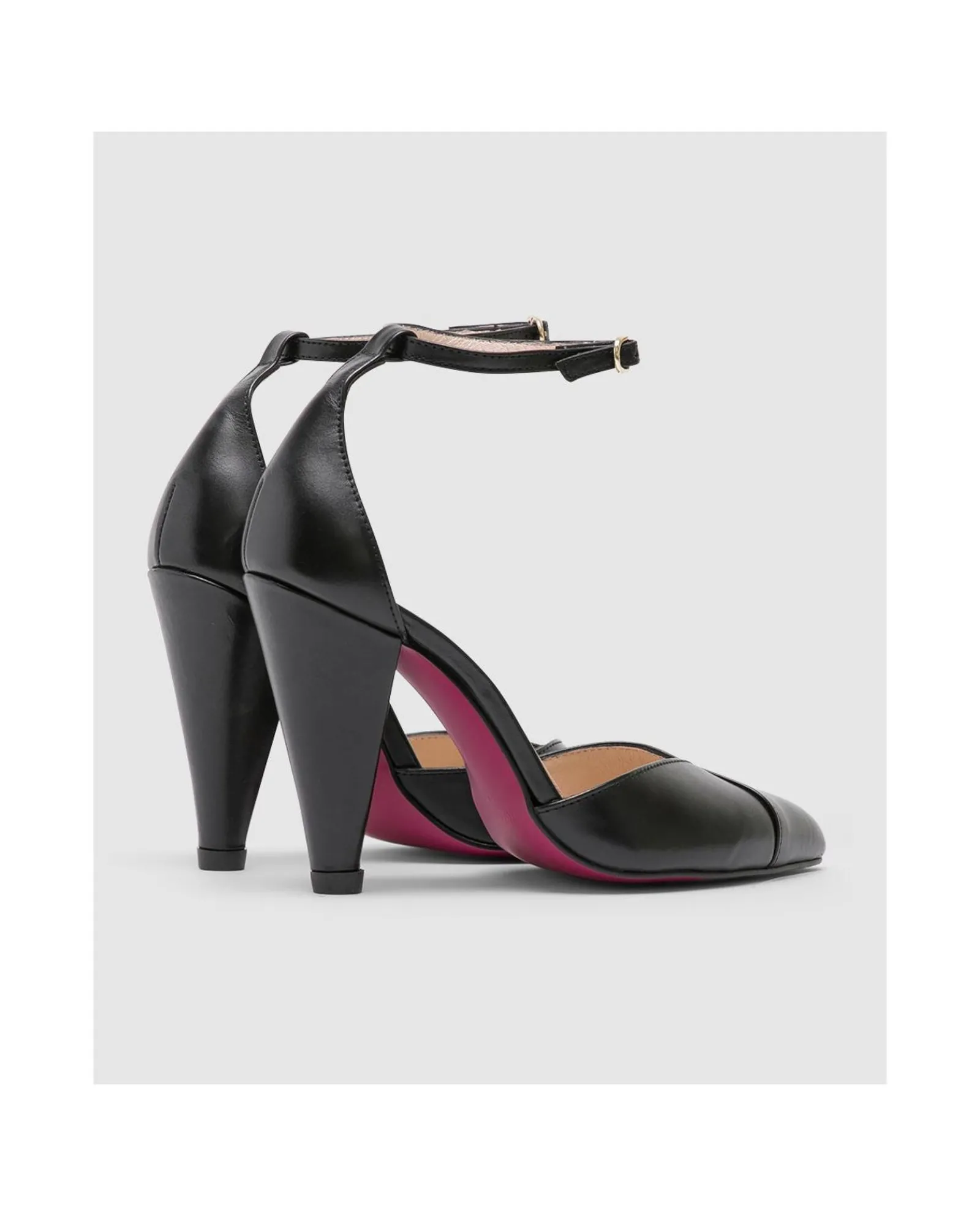 Special Prices*Cuplé Sandalia Madrid Piel Negro