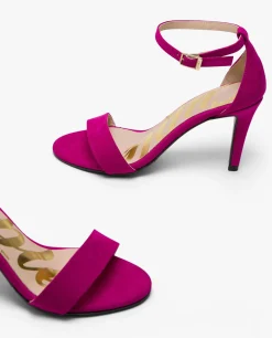 Sandalias*Cuplé Sandalia Pulsera Ultrasuede Fucsia