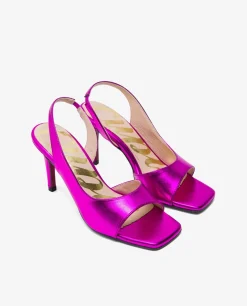 Sandalias*Cuplé Sandalia Tecnopiel Metalizado Fucsia
