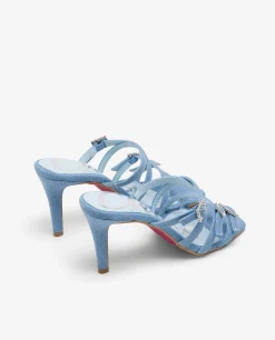 Sandalias*Cuplé Sandalia Tiras Vaquero Azul