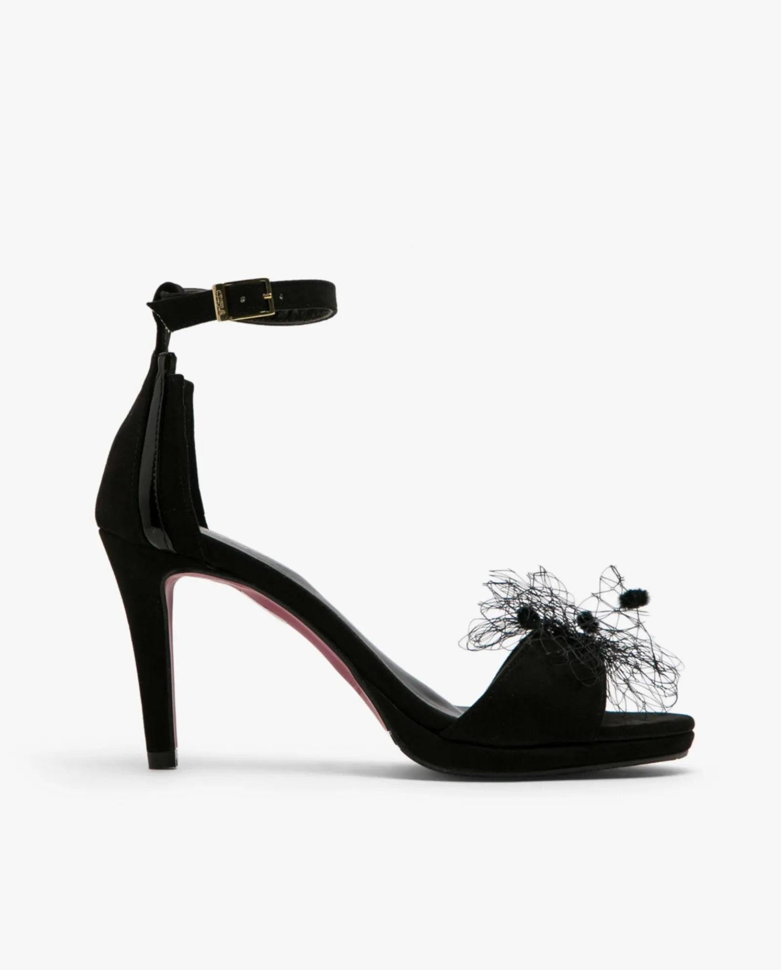 Sandalias*Cuplé Sandalia Ultrasuede Negro
