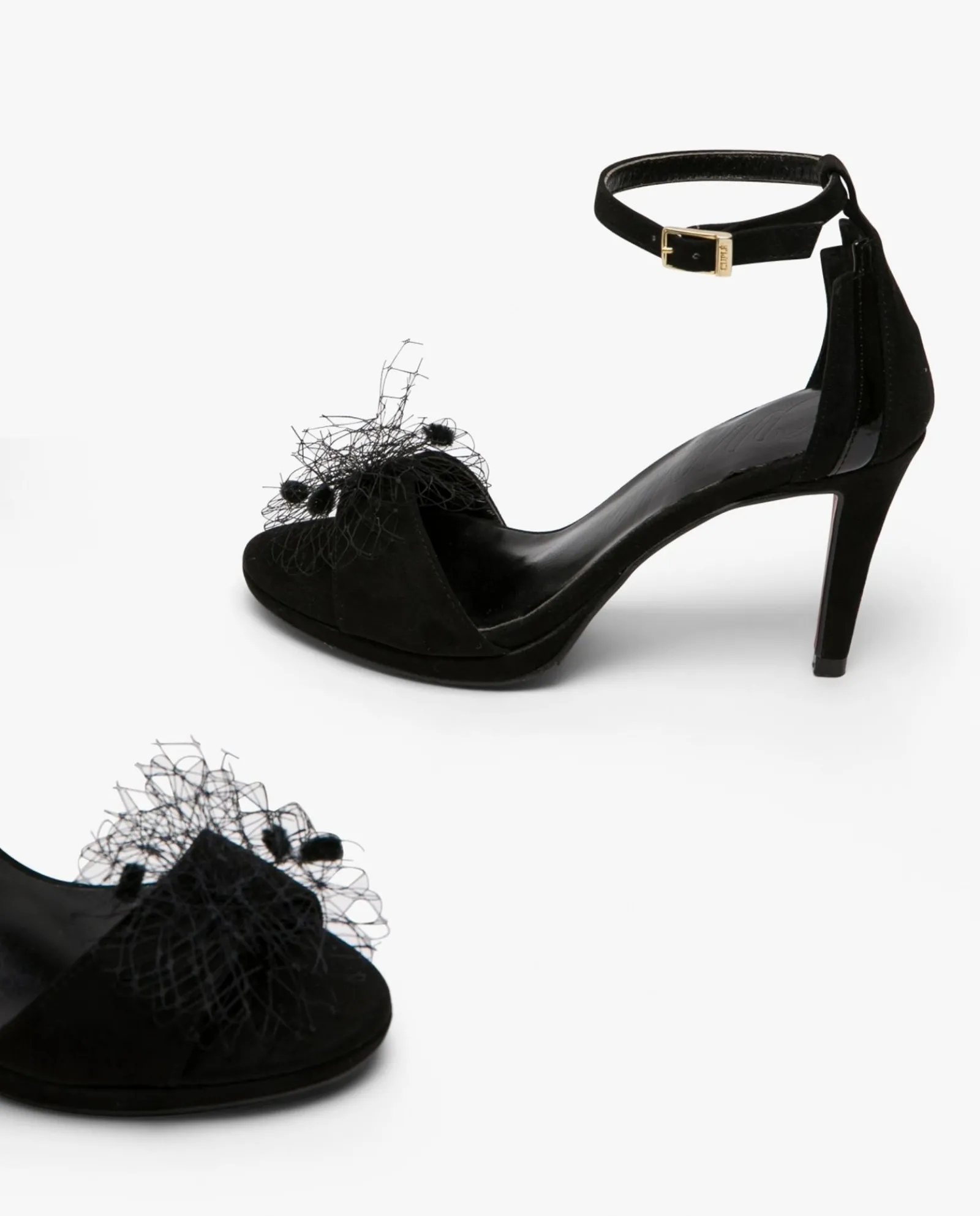 Sandalias*Cuplé Sandalia Ultrasuede Negro