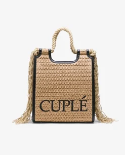 Shoppers Y Bolsos Hombro*Cuplé Shopper Rafia Beig