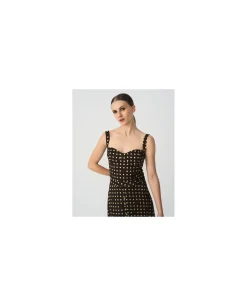 Camisas Y Tops*Cuplé Top Corse Crep Lunares Marron