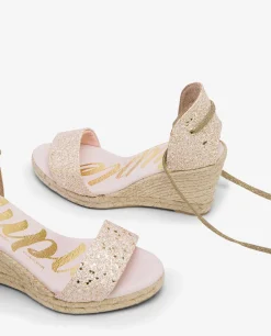 Cuñas*Cuplé Valenciana Cinta Glitter Beig