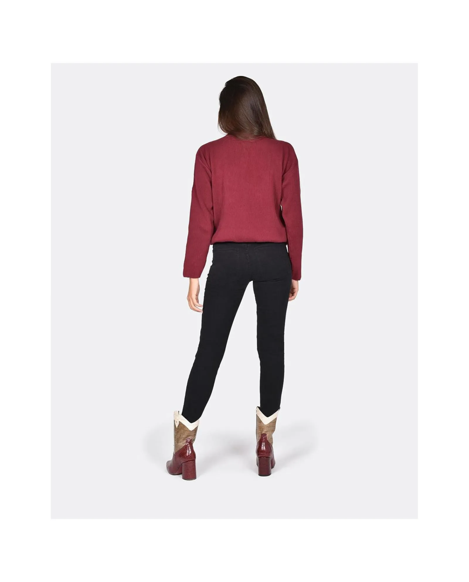 Pantalones*Cuplé Vaquero Bascio Vaquero Negro