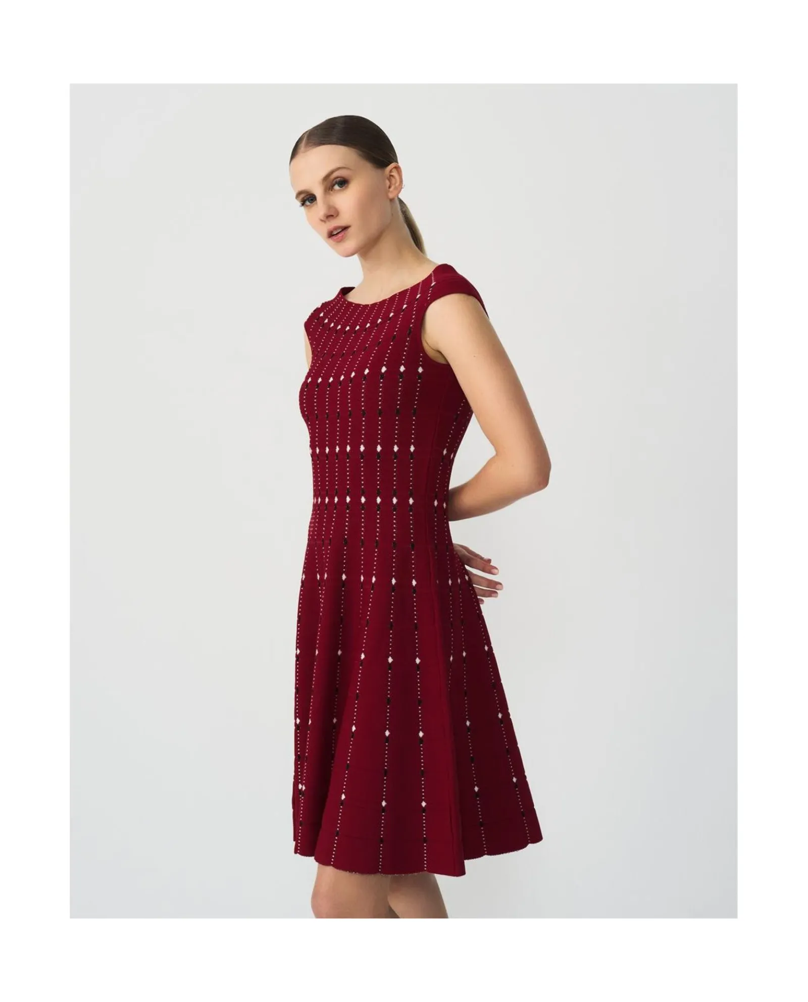 Vestidos*Cuplé Vestido Lady Punto Rojo