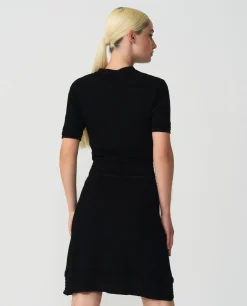 Vestidos*Cuplé Vestido M/C Punto Negro