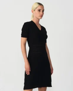 Vestidos*Cuplé Vestido M/C Punto Negro