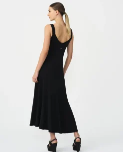 Vestidos*Cuplé Vestido Midi Punto Negro