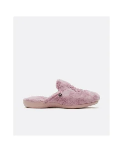 Zuecos*Cuplé Zapatillas Home Pelo Lila