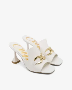 Zuecos*Cuplé Zueco Adorno Napa Blanco