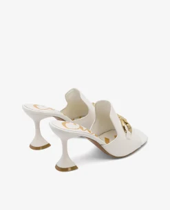 Zuecos*Cuplé Zueco Adorno Napa Blanco